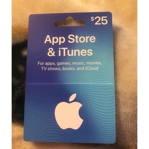‼️$25 Apple & iTunes card for $15‼️